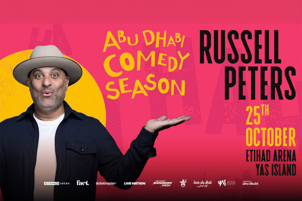 Etihad Arena - Russell Peters — 2 Tickets (Pkg 3)